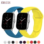 Ремешок для часов Amazfit GTS22eGTS2 MiniGTR 42 мм47 ммGTR22estratos 23, спортивный силиконовый браслет Amazfit ремешок bip, 20 мм22 мм