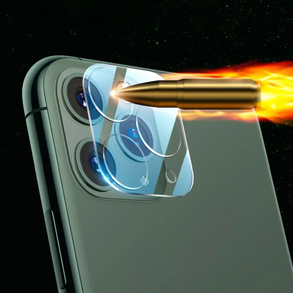 

Anti-fingerprint Anti-scratch HD Tempered Glass Full Coverage Phone Camera Lens Protective Film for iPhone 12