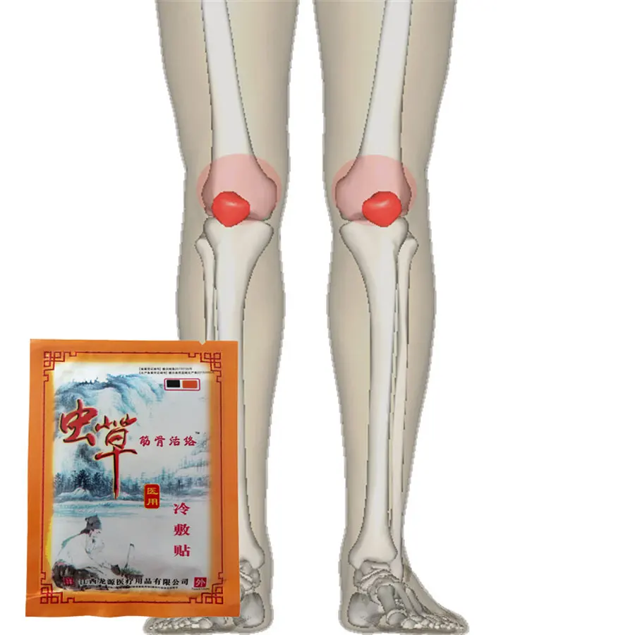 

8Pcs Cordycep Arthritis Analgesic plasters Ointment Body Joint Leg Pain Relieving Patch Massage Neck Muscle Heating patches