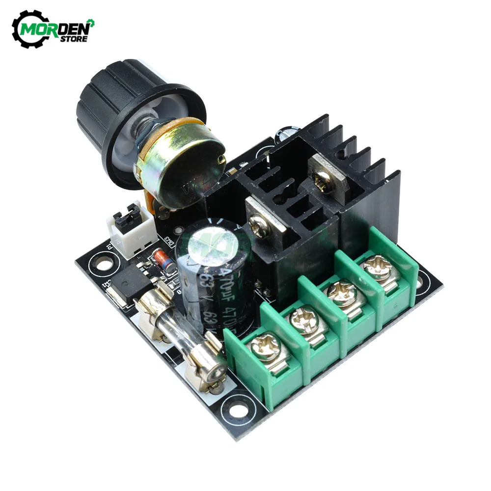 Автоматический регулятор скорости двигателя постоянного тока 12 В 24 в 32 40 PWM 400 Вт 13 кГц модуль регулятора 10 А 50