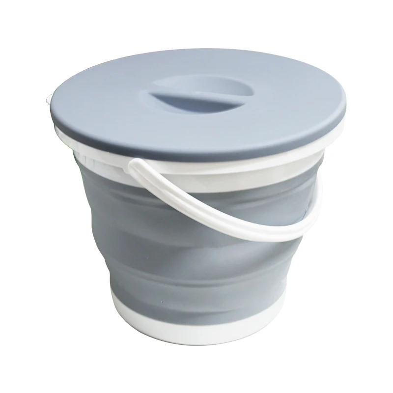 5L/10L складное ведро, портативное, для мытья автомобиля, для рыбалки, ванной, кухни, силиконовое, для путешествий, для улицы, для кемпинга, для хранения, для дома, ведро