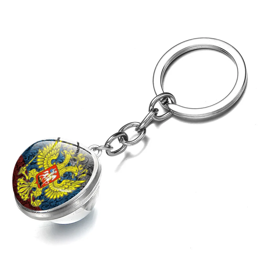 Брелок для ключей с русскими Пограничными войсками двусторонний фото брелок