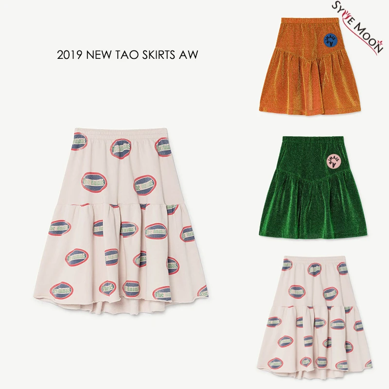 

Новый Тао брендовая Новая Осенняя детская зимняя юбка для маленьких девочек расклешенная юбка с принтом для девочек Одежда для маленьких д...