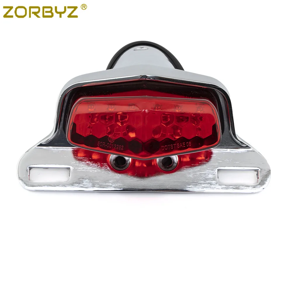 Задний стоп-светильник ZORBYZ светодиодный ретро для мотоциклов в стиле Лукас -