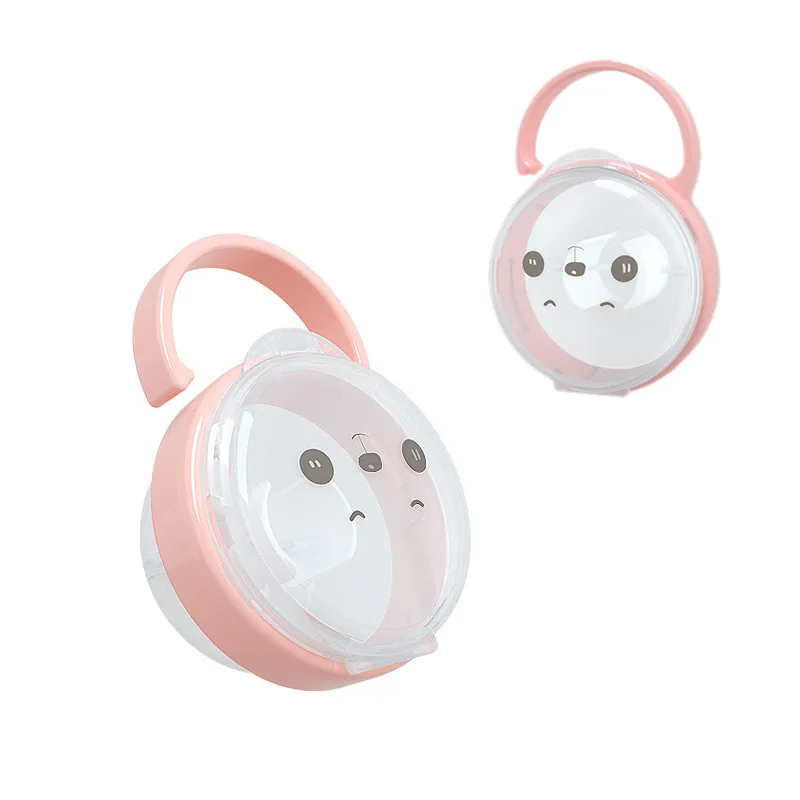 

New Portable Pacifier Protective Case for Babies, 3 Colors, Travel Dust Protection,Accessories Box Storage