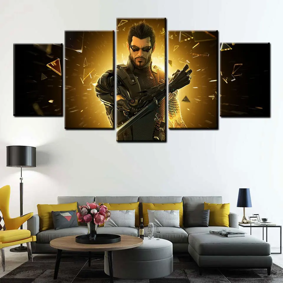 Deus Ex 3 человеческая революция 5 шт. игры плакат Художественная Картина на холсте