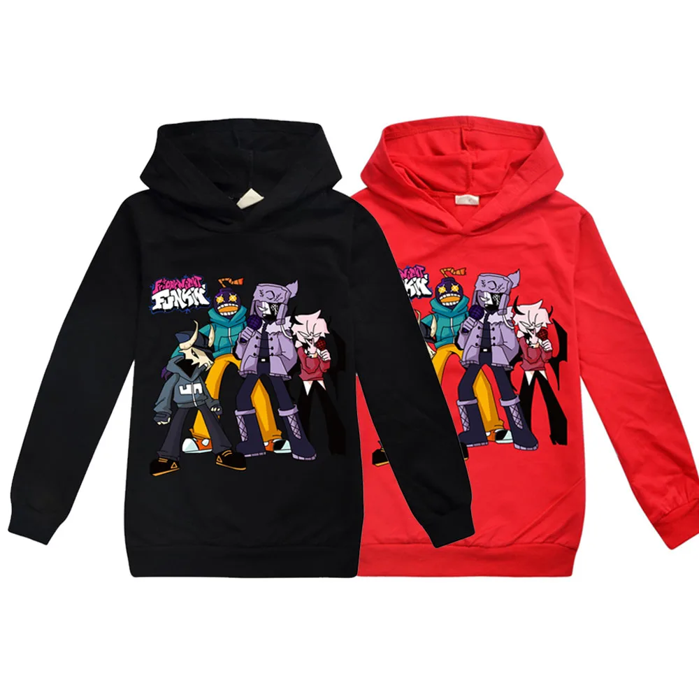 

2021 New Print Kids Clothes Friday Night Funkin Hoodie boy Streetwear Harajuku Children Game Anime Pullover Kids girl Sweatshirt