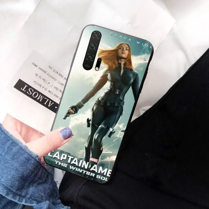 Черный чехол для телефона Huawei Honor10 View9/10/20/V30Pro Honor8X Honor20 | Мобильные телефоны и