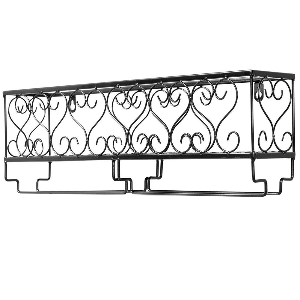 2-ярусная дизайнерская стойка для хранения красного вина Прочная Железная