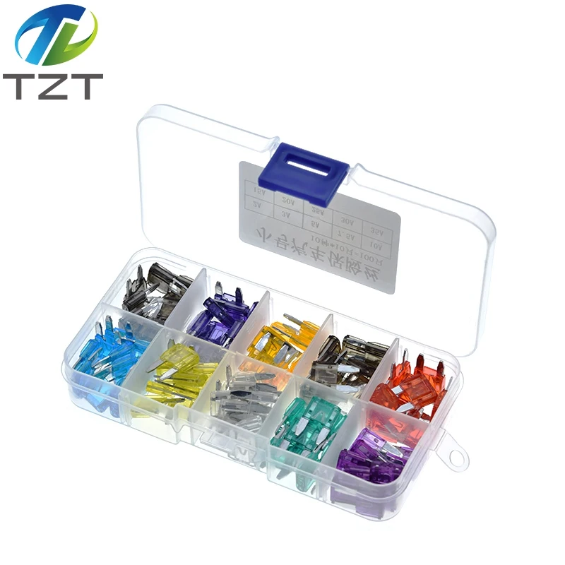 100 шт./лот автомобильный блок предохранителей среднего размера со стандартным