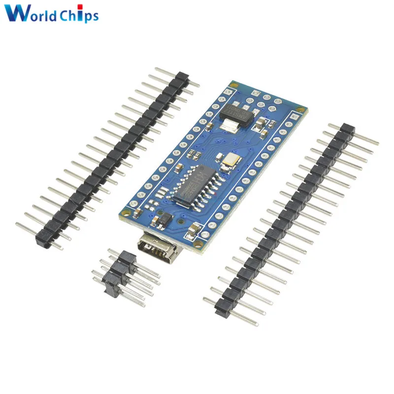 Плата микроконтроллера Nano V3.0 3 0 ATmega328 ATmega328P плата CH340 для Arduino сменный USB кабель