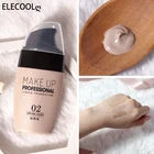 Матовая жидкая основа для макияжа лица ELECOOL, контроль жирности, 24 часа, стойкий консилер, полное покрытие, водонепроницаемый контурный макияж