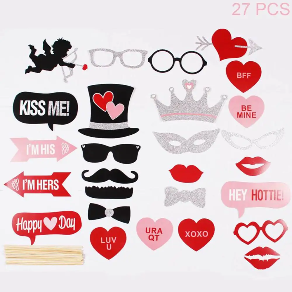 5 Mr Mrs Just sevened Fun Photo Booth Реквизит для невесты, жениха, свадебная декоративная фотобудка, вечерние принадлежности для свадебного душа - Цвет: 5