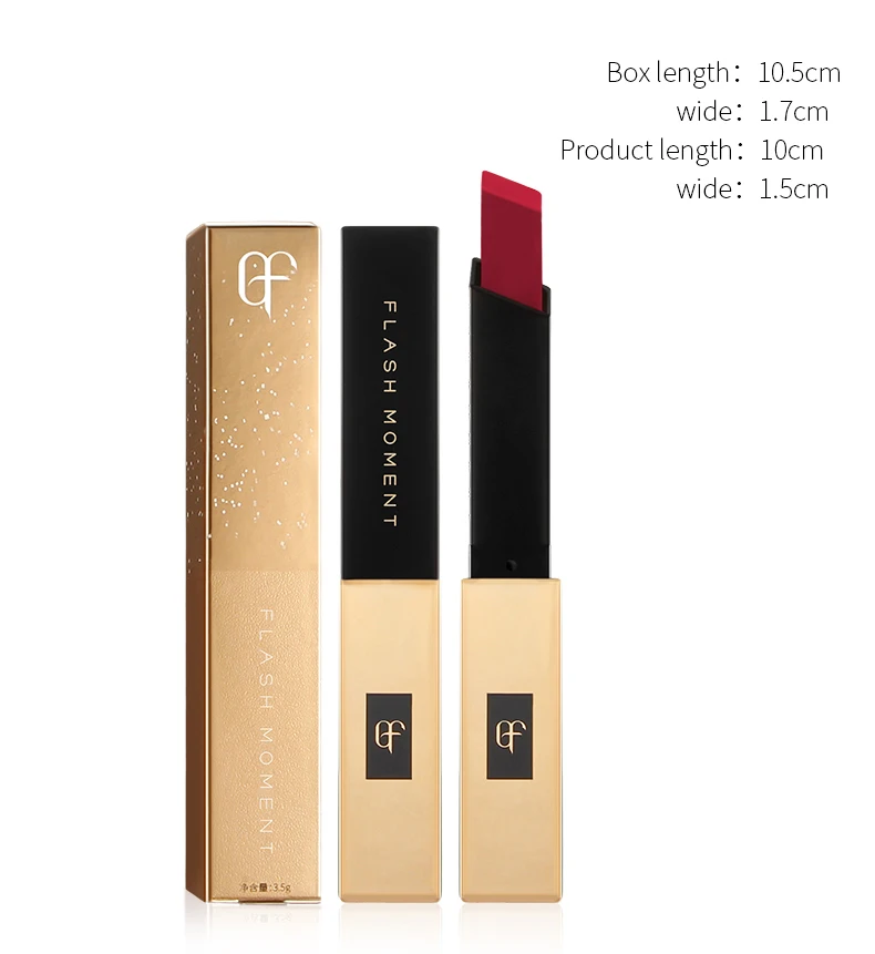 Матовая Золотая помада TSLM1 10 цветов шелковистая водостойкий увлажнитель