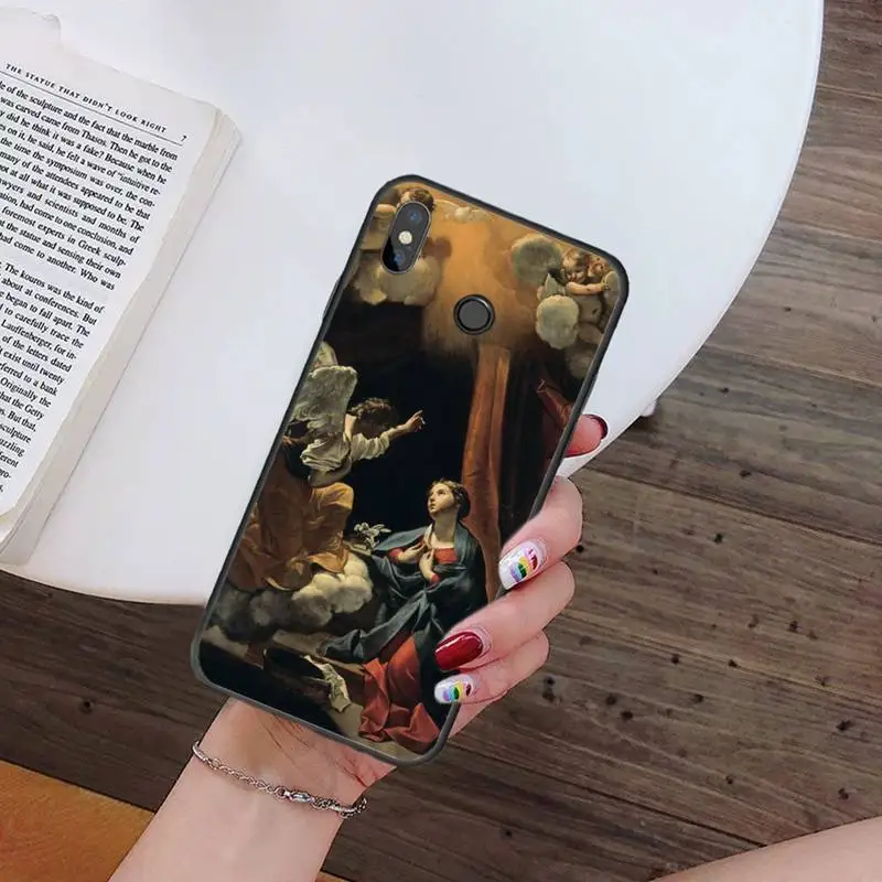 

medieval Middle Ages Oil Painting pattern high quality Phone Case shell For Xiaomi Redmi note 7 8 9 t k30 max3 9 s 10 pro lite