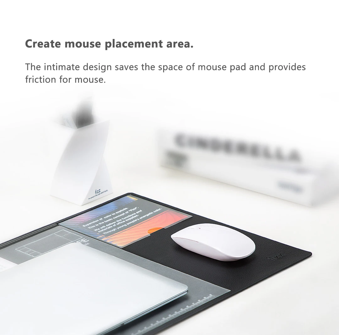 Xiaomi Fizz большой Офисный Компьютерный стол коврик для документов, заметок, визитных карточек многофункциональный кожаный коврик для мыши