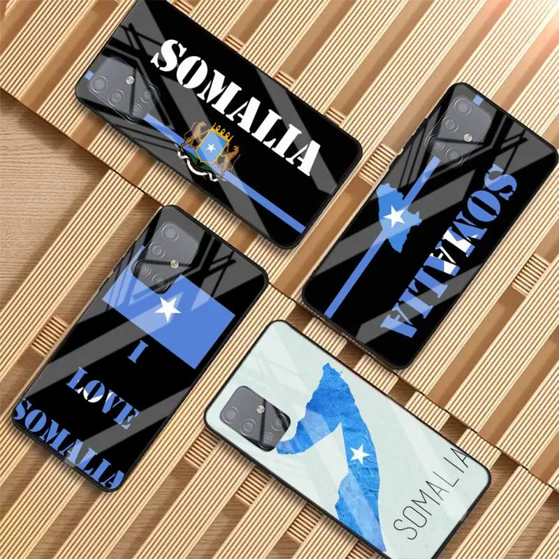 

Somali Somalia National Flag Phone Case For Samsung S6 7 Edge Plus 8 9 10 Plus Note8 9 10pro 10E S20 Plus UltraTempered Glass