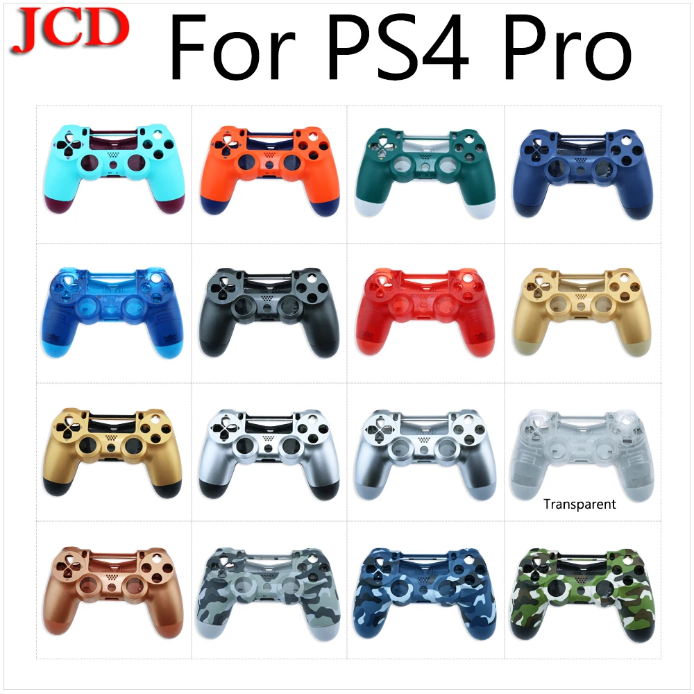 JCD DIY для sony PS4 Pro беспроводной контроллер пластик для JDS 040 Крышка передняя задняя Корпус чехол для sony Замена