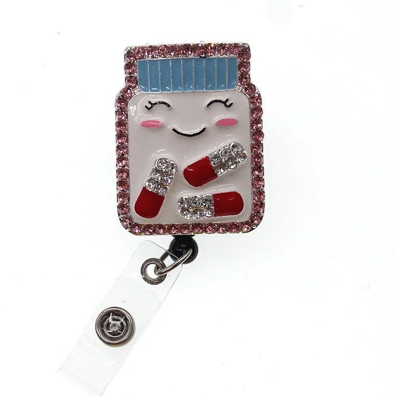 Nurse Retractable Pull Badge Holder Reel ID Key Lanyard Name Tag Card Reels | Украшения и аксессуары