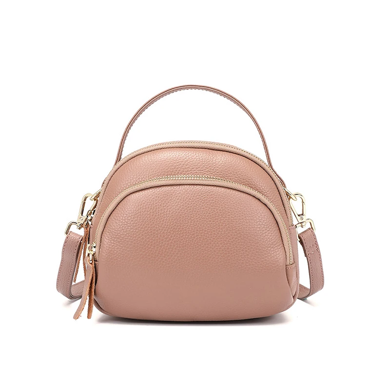 

Ladies Shell Cowhide Small Bag Shoulder Messenger Handbag Luxury Brand Designer New Versatile Fashion Travel Party Bag For Women