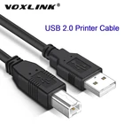Удлинительный кабель USB B VOXLINK, usb Type A-B, для принтеров Canon, Epson, HP, ZJiang, DAC