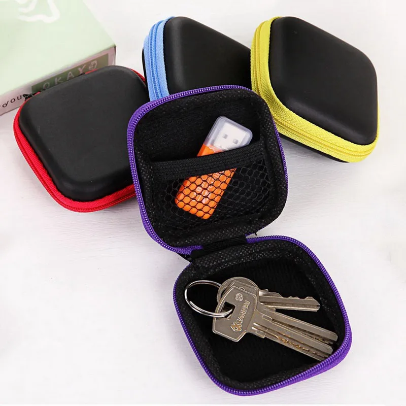 EVA Earphone Storage Box Data Cables Changes Pocket Organizer Multifunction Headphone Case Container | Дом и сад