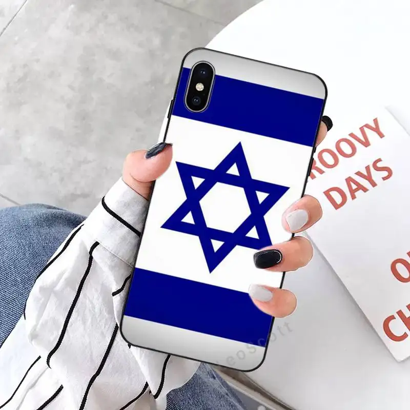 

Israel flag Phone Case for iPhone 11 12 mini pro XS MAX 8 7 6 6S Plus X 5S SE 2020 XR