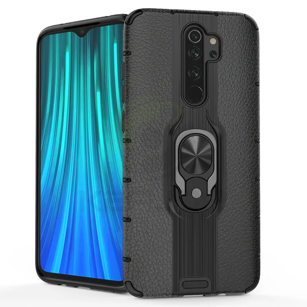 Чехол для Xiaomi Redmi Note 8 Pro, чехол, металлическое кольцо, держатель, чехол, ударопрочный защитный бампер для Redmi Note 8, Note8 Pro, чехол с кольцом