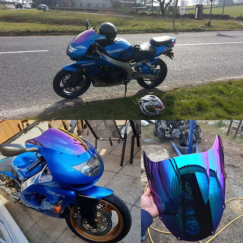 Windscreen For 1998 1999 Kawasaki Ninja ZX9R ZX-9R 900 ZX 9R ZX900 98 99 Wind Screen Deflectors Windshield | Автомобили и