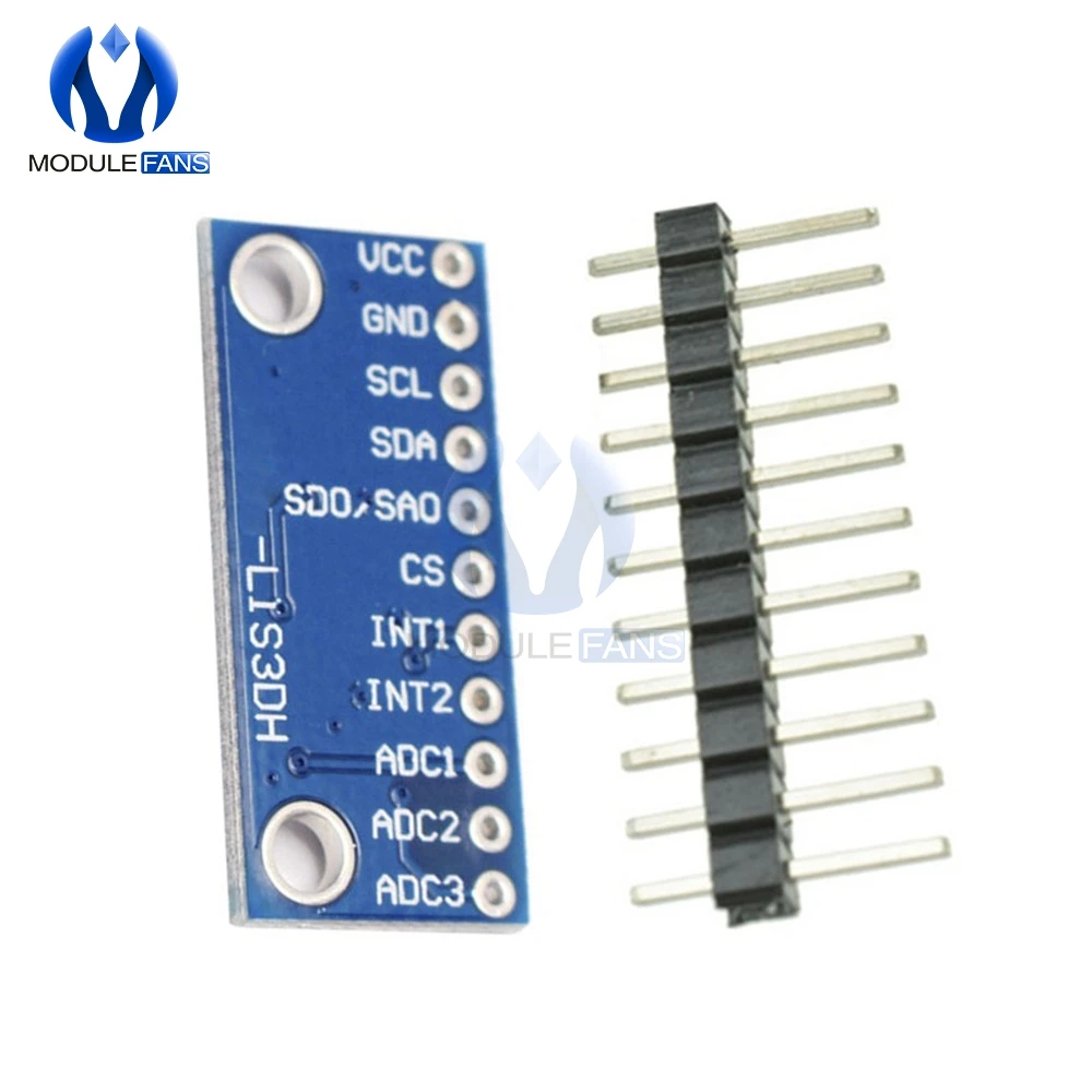 LIS3DH акселерометр движения три преобразователя трехосевое ускорение датчик