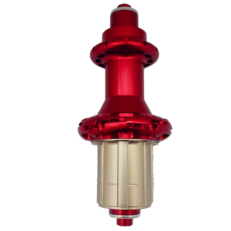 Фото Велосипедные втулки Powerway R39 Straight Pull из карбона для шоссейных велосипедов, передние и задние, 20/24H, черно-красно-белые, 9/10/11 скоростей, из Китая №3