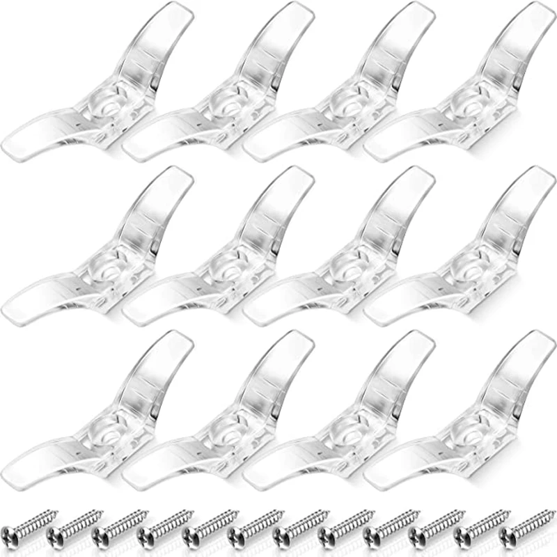 

Cord Weight Spare for Vertical Roller Venetian Blind, Window Shutter Clear Plastic Safety Handle for Blind Parts(24 Pieces)
