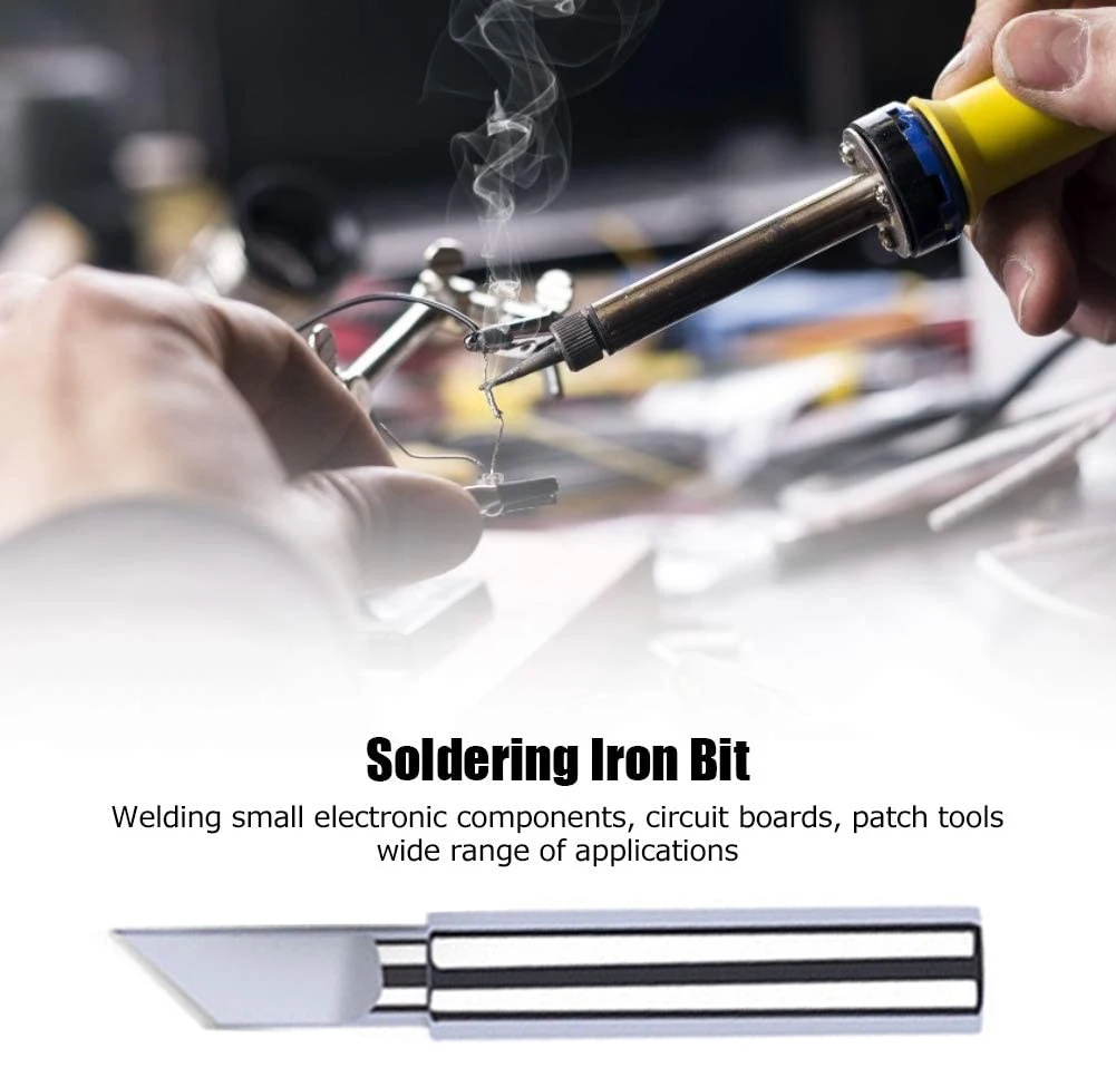 Набор наконечников для электропаяльника 900M-T комплект из 5/12 шт I + B K 2.4D 3C