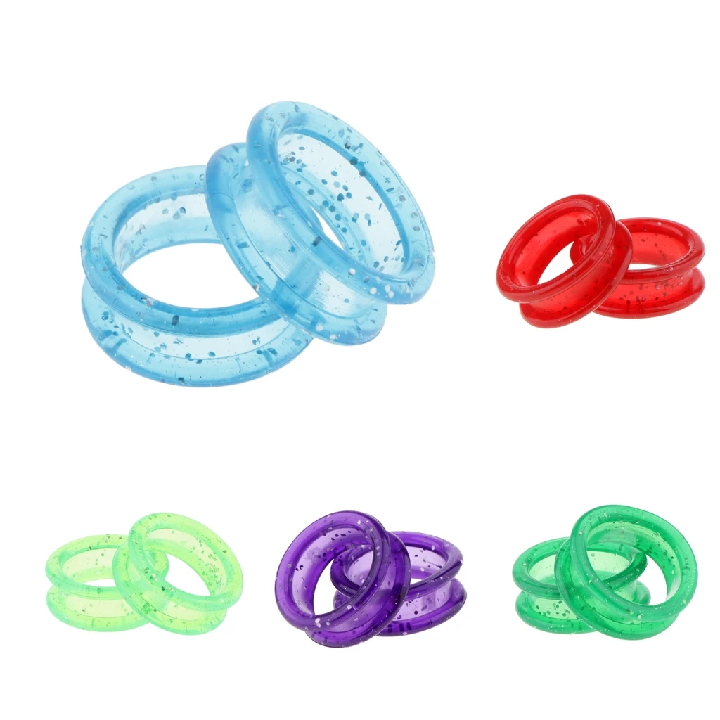 10 шт. 2 см резиновые ножницы кольца для пальцев ручки вставки салона