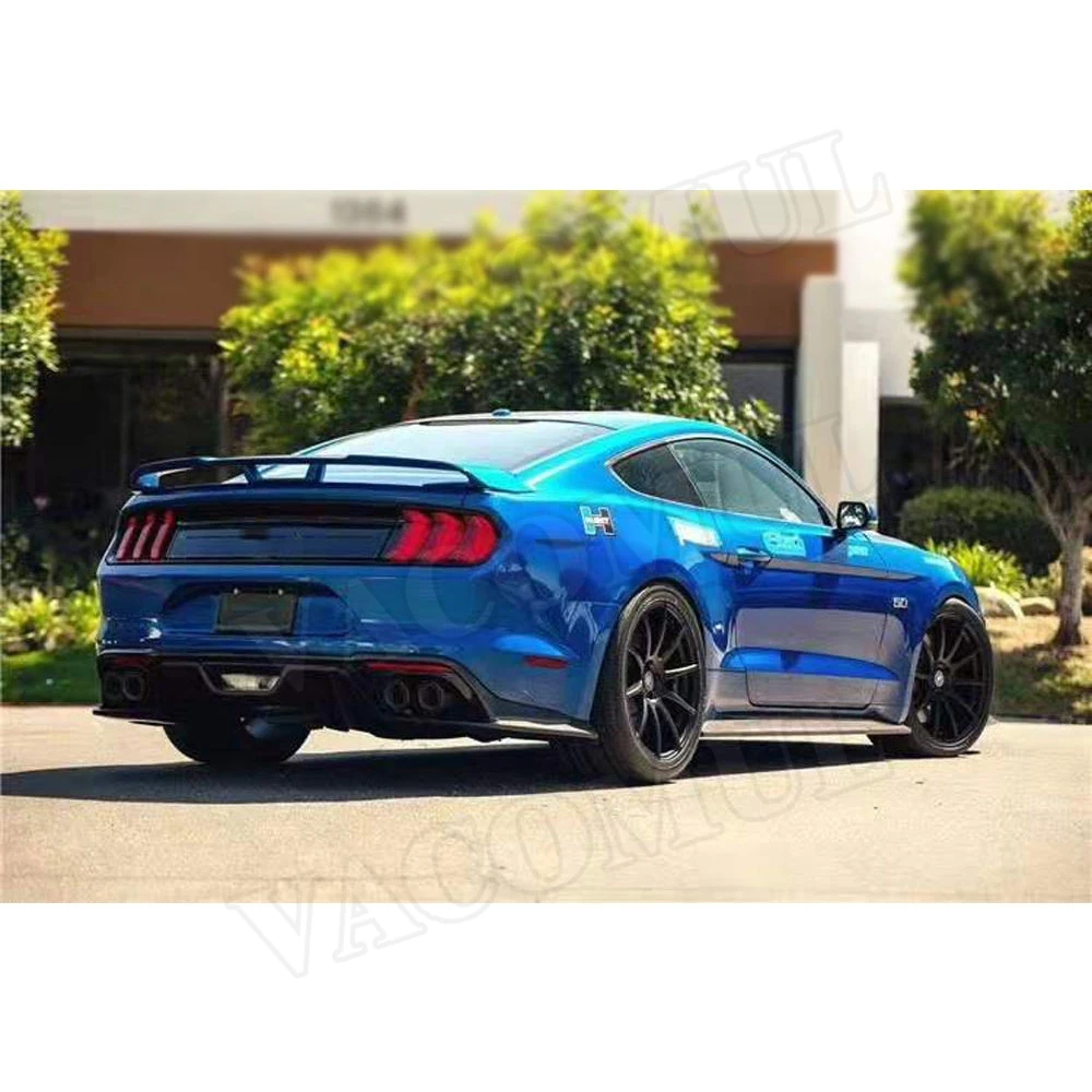 Задний спойлер из углеродного волокна для Ford Mustang 2015 2016 2017 2018 2019 задний бампер Hugger