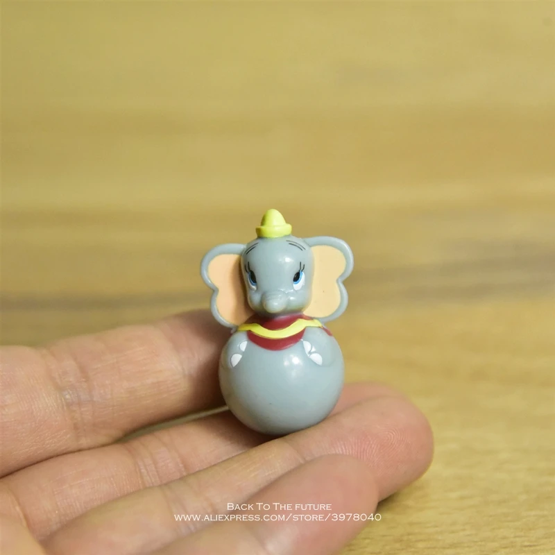 Disney Dumbo 3 5 см tumbler elephant мини-кукла фигурка аниме украшение коллекция игрушки