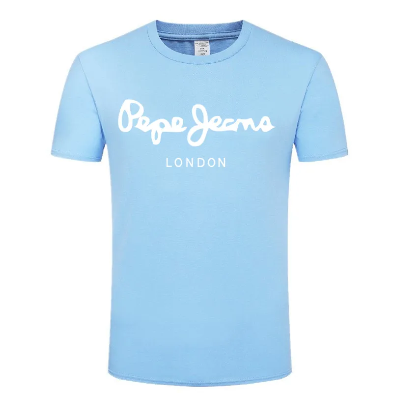 

2021 Summer Cotton Printed Men's Funny Top Casual Short Sleeve Pure Color Unisex Round Neck Hip Hop T-Shirt Sports Top