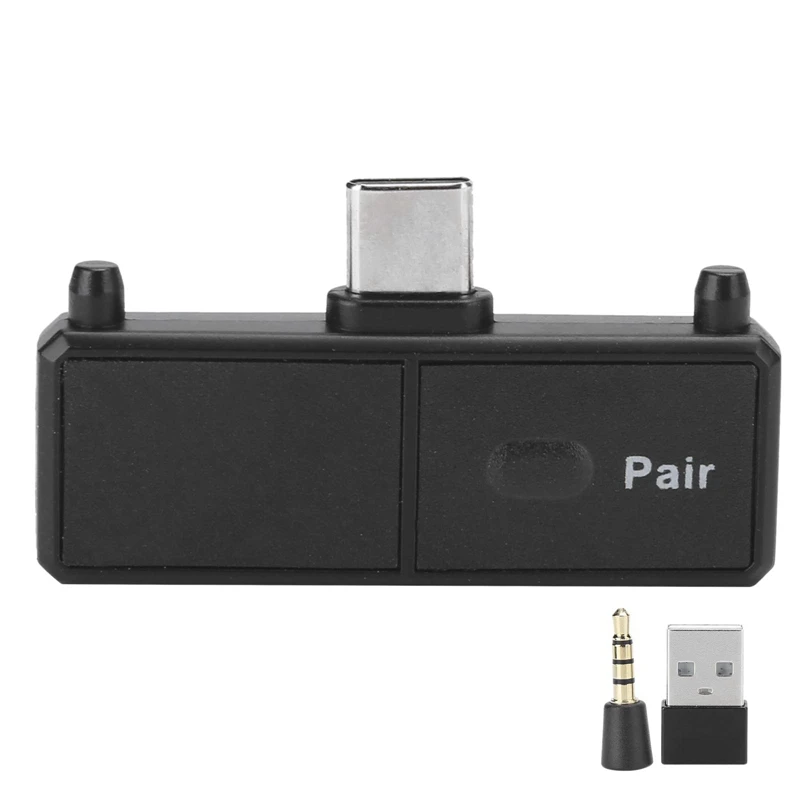 

Беспроводной адаптер USB Type-C, аудио передатчик, прочные высококлассные чипы, чистый звук, дизайн с одной кнопкой для PS4
