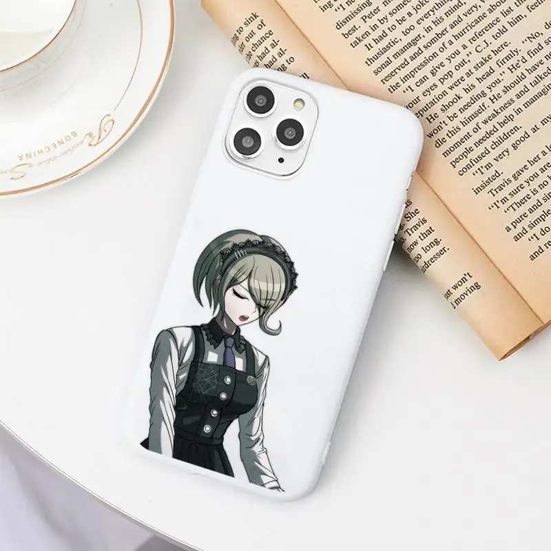 

Danganronpa V3 Killing Harmony Phone Case Candy Color for iPhone 6 6S 7 8 11 12 XS X SE 2020 XR mini pro Plus MAX funda