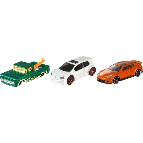 Тройной автомобильный комплект Hot Wheels широкий ассортимент масштаб 1:64