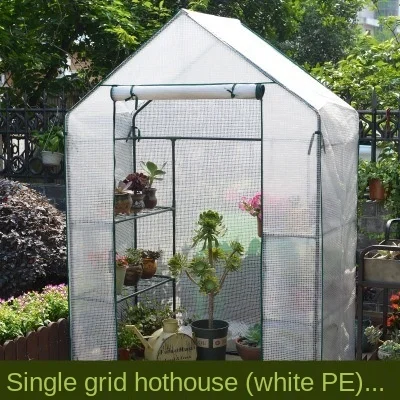 

Roof Garden Tieyi Sunshade And Rainproof Greenhouse Flower Rack Outdoor Garden Plant Thermal Insulation Shed In Winter