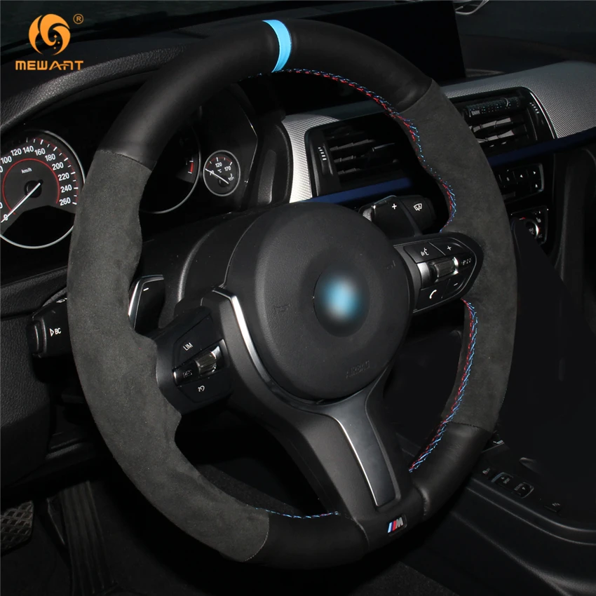Чехол для руля BMW F87 M2 F80 M3 F82 M4 M5 F12 F13 M6 F85 X5 M F86 X6 F33 F30 M|steering wheel cover|suede steering coverwheel cover |