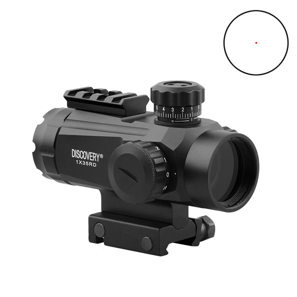 Discovery Red Dot 1X35 4 вида точек 11 передач в красном и зеленом цветах с рельсовой