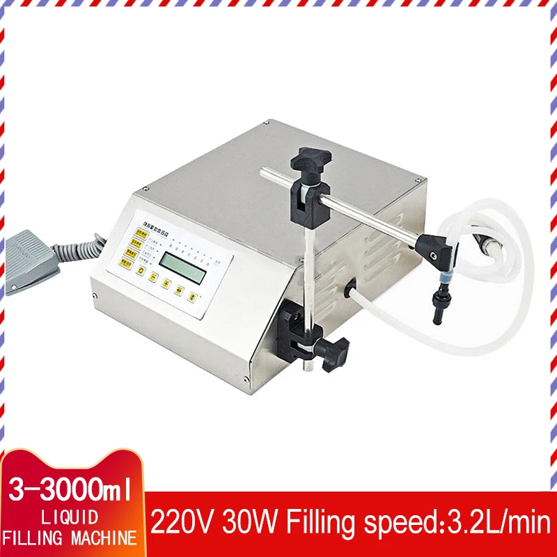 3-3000 мл электрическая машина для розлива жидкостей цифровая уксуса оборудование