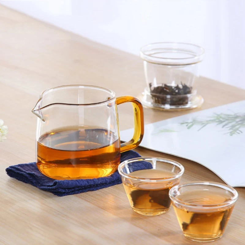 SENDIAN устойчивый к высоким температурам стеклянный чайный набор портативный