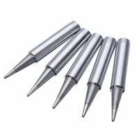 5pcslot lead free solder iron tip replacement 900m t b solder iron tips head welding toosl for welding solder sation iron tip