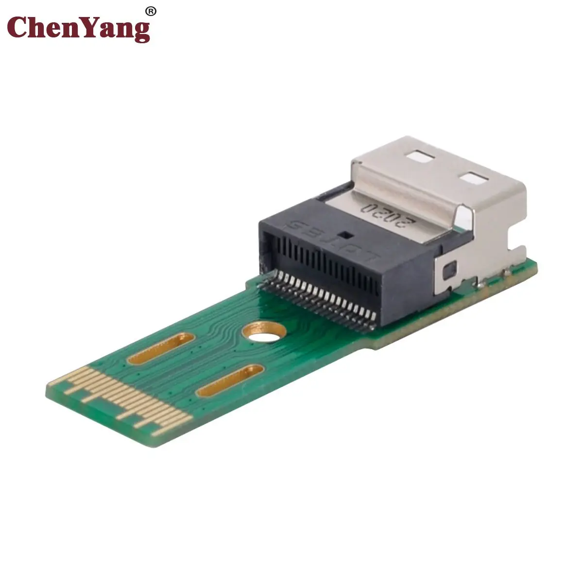 

Jimier Chenyang PCI-E Slimline SAS 4.0 SFF-8654 4i 38pin to SFF-8654 38pin Male to Female Extender Adapter Test Tools