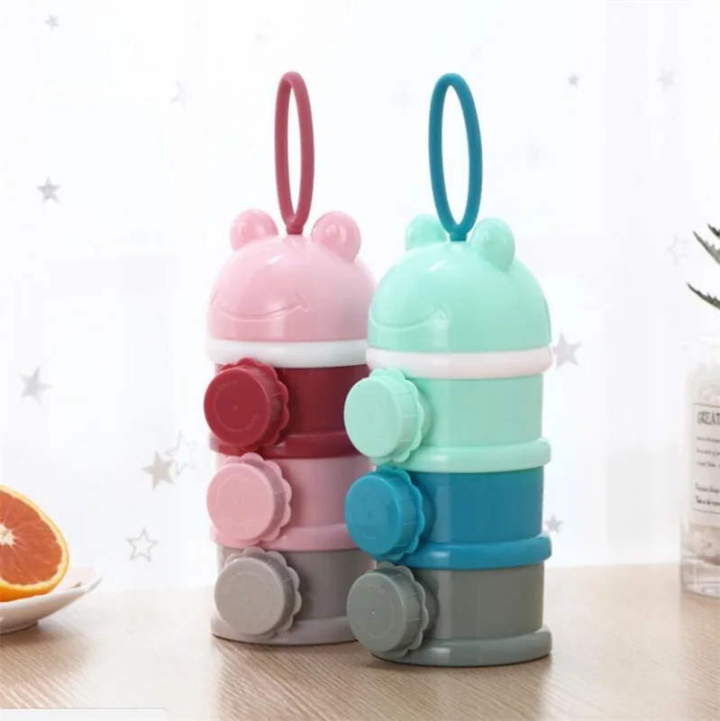 Портативная коробка для хранения еды малышей эфирные хлопья мультяшная