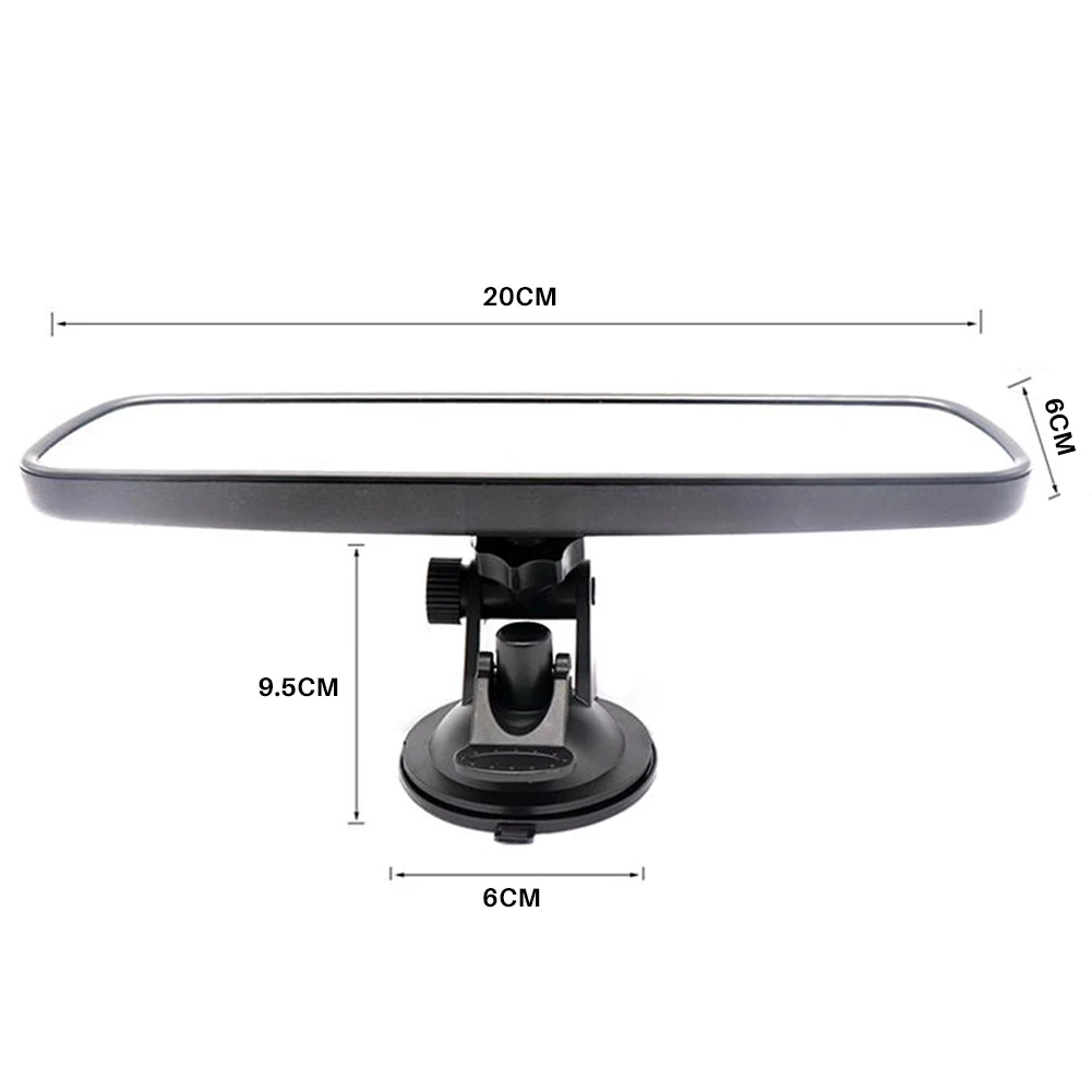 Универсальное черное Автомобильное зеркало заднего вида с присоской |