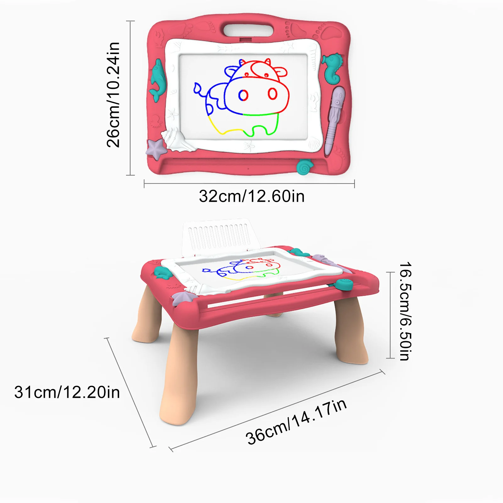 

Magnetic Drawing Board Toys For Children Kids With Holder Graffiti Painting Board Educational Toys Magic Pad Magica